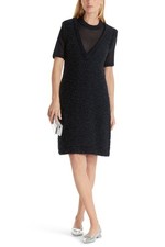 Marc Cain Damen Strickkleid Schwarz Gr. 40 UV...