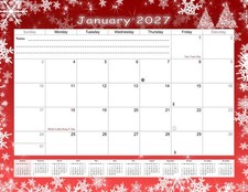 2026-2027 Monthly Magnetic/Desk Calendar - 18 Months - Edition 29 