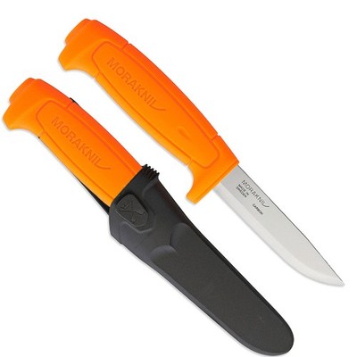 Morakniv Basic 511 (C) MG, Arbeitsmesser in signalorange mit Polymerscheide