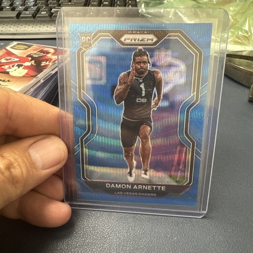 Panini Prizm Football 2020 Damon Arnette RC Rookie Blue Wave 140/199 #375 - Imagen 1 de 3