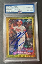 2024 Topps Silver Pack Nolan Schanuel Gold Refractor /50 PSA 10 Auto T89C-49 RC 