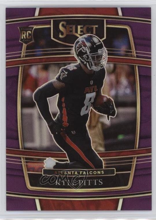 2021 Panini Select Concourse Purple Prizm 51/75 Kyle Pitts #46 Rookie RC 0y2q