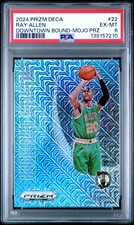 2024 PANINI PRIZM DECA DOWNTOWN BOUND MOJO PRIZM #22 RAY ALLEN 8/25 PSA 6