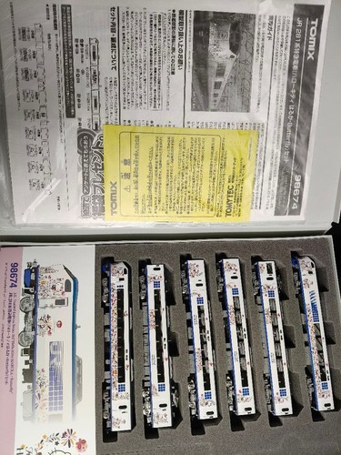 Juego de 6 coches Butterfly 705635 TOMIX JR 281 Hello Kitty Haruka | Condition: Used