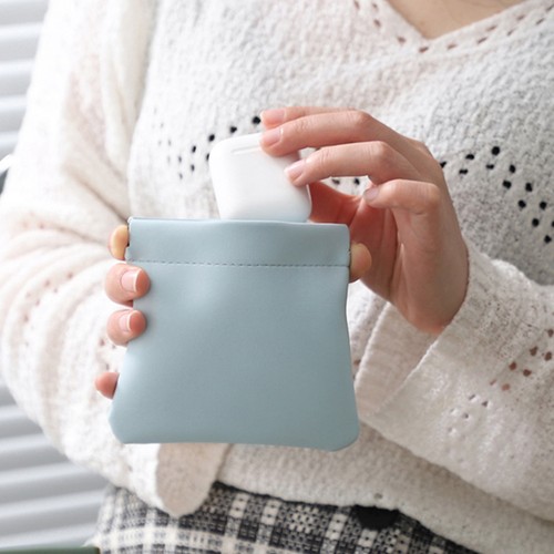 2 Piezas Bolsa de Cosméticos Monedero Organizador Bolsas Mini para Mujer Belleza Lápiz Labial Estuche - Imagen 2 de 10