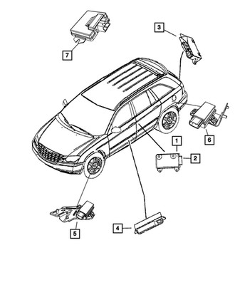 Genuine Mopar Seat Memory Module 5082045ag
