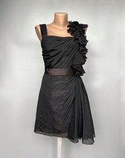 JULIAN JOYCE by Mandalay  Black Short Short Evening Cocktail Dress Size 2/XS