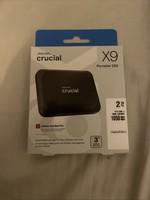 Crucial X9 2TB Portable SSD – USB-C, Up to 1050MB/s – Brand New Sealed