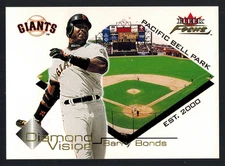 BARRY BONDS 2001 Fleer Focus DIAMOND VISION Insert #10 DV