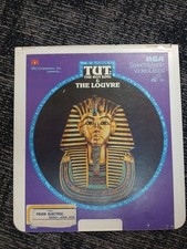 RCA CED Selectavision VideoDisc TUT: THE BOY KING & THE LOUVRE Orson Welles