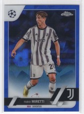 Fabio Miretti Chrome UCL 2022 Sapphire #116