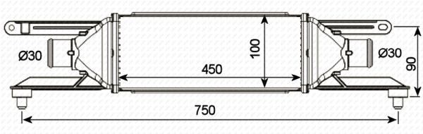 Fits NRF 30751 INTERCOOLER / CHARGER