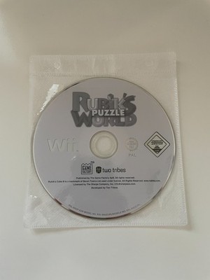 Rubik's Puzzle World Nintendo Wii nur Disc getestet PAL 