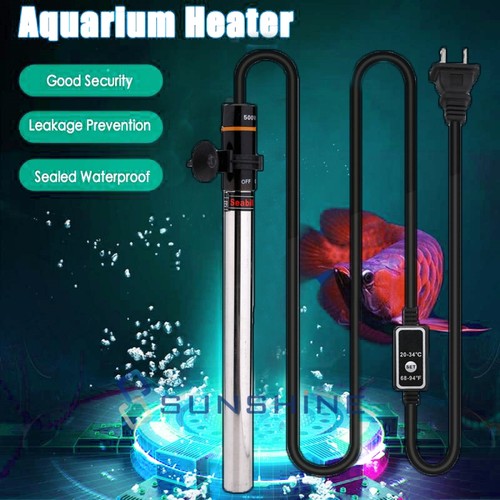Digital LCD 500W Aquarium Heater Submersible Fish Tank Thermostat Anti Explosion - Picture 2 of 21