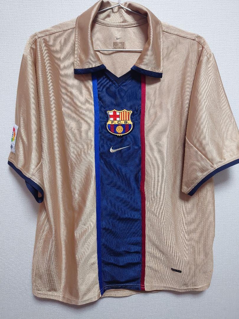 NIKE　2001〜02 FCバルセロナ　アウェイ Nike FC Barcelona Away Jersey 2001-02 Free Size Near Mint