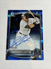Brandon Compton Chrome Sapphire 2025 Sapphire /199 Auto