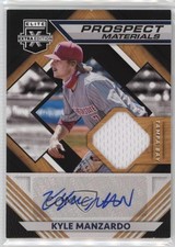 2021 Elite Extra Edition Prospect Materials Signatures Kyle Manzardo Auto v5x
