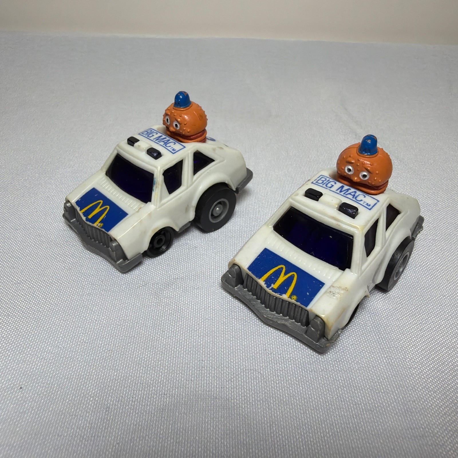 1984 McDonalds Ertl Officer Big Mac Pullback Police Car Figure Happy Meal Toy