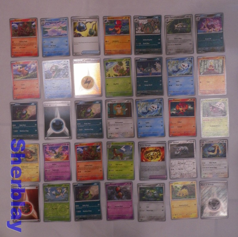 2025 Pokemon TCG Common UnCommon 35 Mixed Card Lot
