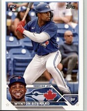 2023 Topps Update Wynton Bernard Rookie #US293 RC Toronto Blue Jays