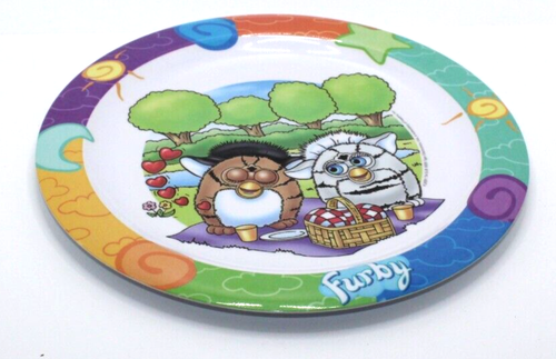 Furby Picnic Plastic Plate Vintage Melamine Trudeau Design Neove Kids 1999 - Picture 6 of 6
