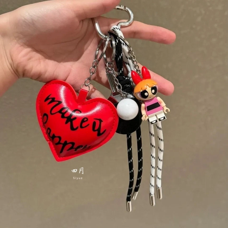 HANDMADE Key Chain Keychain Keyring Bag Charms Pendants Purse Handbag Accessories w/BOX