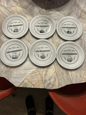 Les Desserts Plates Toscany Collection Set Of 6 7.25 Inch
