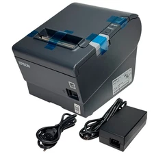 REFURBISHED Epson TM-T88V POS Compact Thermal Receipt Printer USB Serial Square