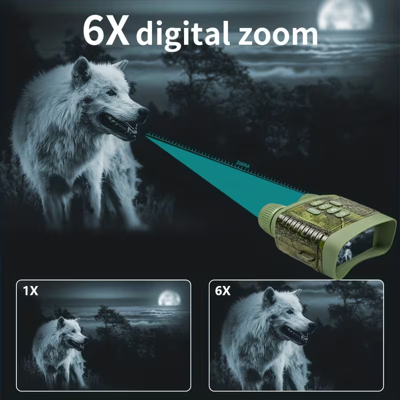 Night Vision Goggles Digital Zoom With 2000mAh Battery Night Vision Binoculars