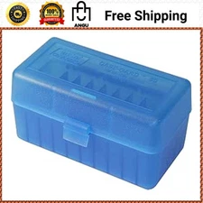 50 Round Flip-Top Rifle Ammo Box | 220 Swift 243 308 Win