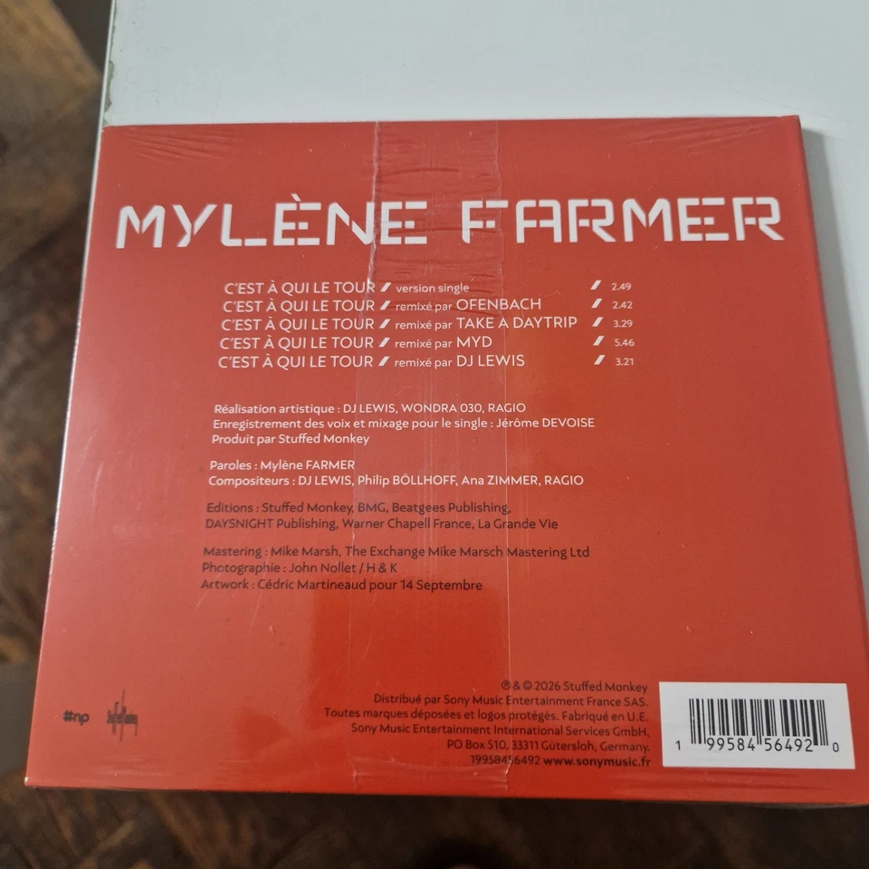 MYLENE FARMER C EST A QUI LE TOUR 5 TRACKS - Photo 2/2