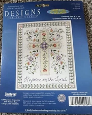 Janlynn Designs for the Needle Cross Stitch kit 090-0058 Rejoice In Lord '06 NEW