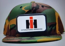 International Harvester Hat,Metal Removeable Patch,Decky Snapback 