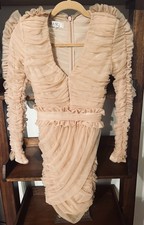 House Of London, Nude “fleur” Dress. Size XS