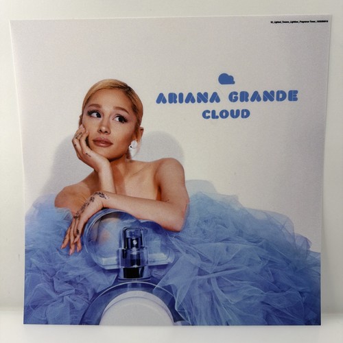 Ariana Grande Cloud Fragrance Lightbox Display Insert 2025 Tower Graphic