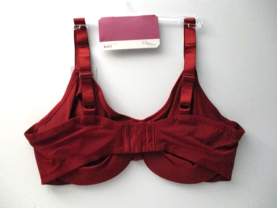 Olga Womens Signature Support full coverage Bra size 42 D Red - Image 3 of 4