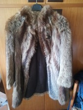 pelliccia di marmotta vintage usata