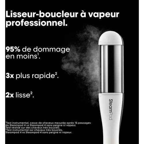 Lisseur vendu vapeur LOREAL PRO Steampod 4 Lisseur-Boucleur Vapeur Pro