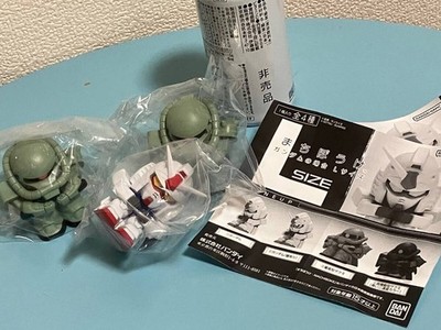 Mass-produced Zaku II x 2, Gundam Machiboke (Gundam case) L size, waiting for