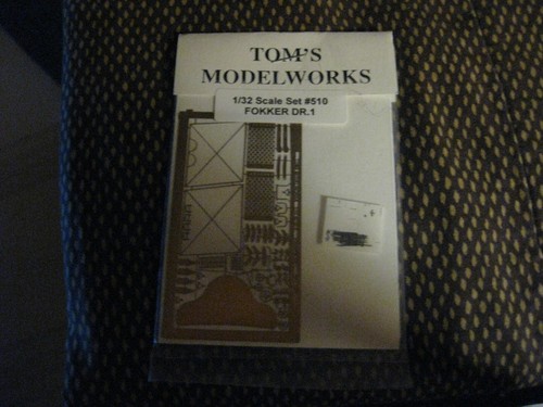 Sealed Fokker DR.1 Detail set in 1/32 scale for WWI Planes by Tom’s Model Works