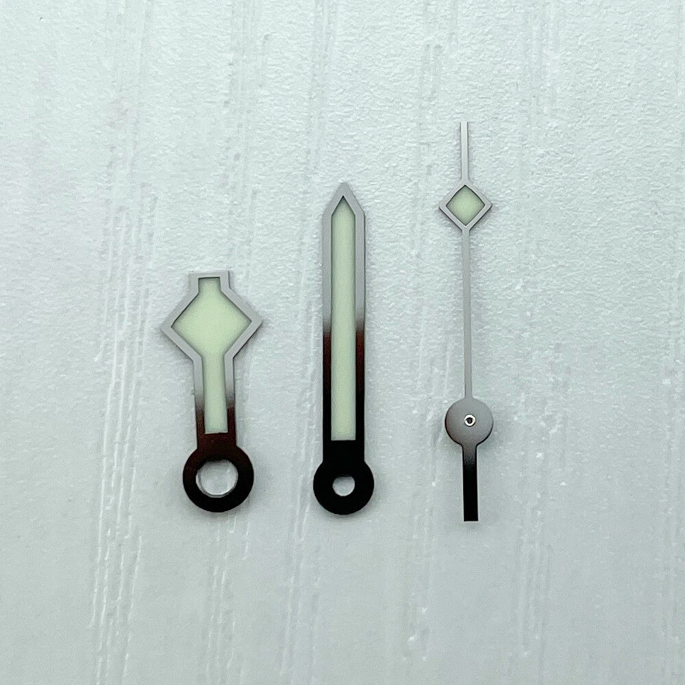 Black Watch Hands Set MOD SKX SRP 4R35 7S26 NH35 NH36 Super C3 Lume BB58 BB36