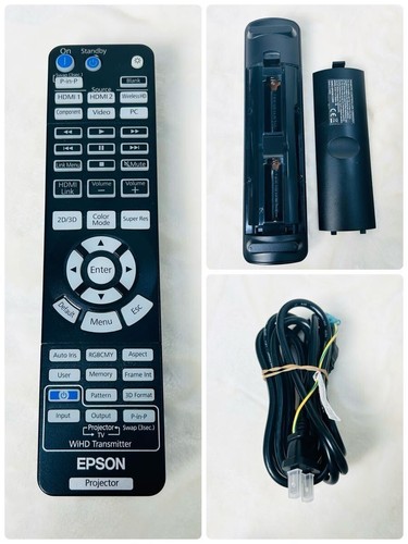 EPSON EH-TW8200 3LCD Full HD Home Theater Projector 2400lm Operation Tested - Picture 2 of 11