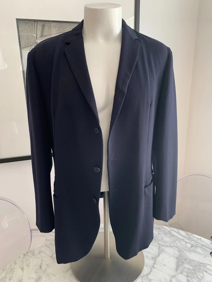 Blazer Abrigo Deportivo Chaqueta Hombre Bottega Veneta 100% Lana 3 Botones Negro EU54/US44 Foto 2 de 4