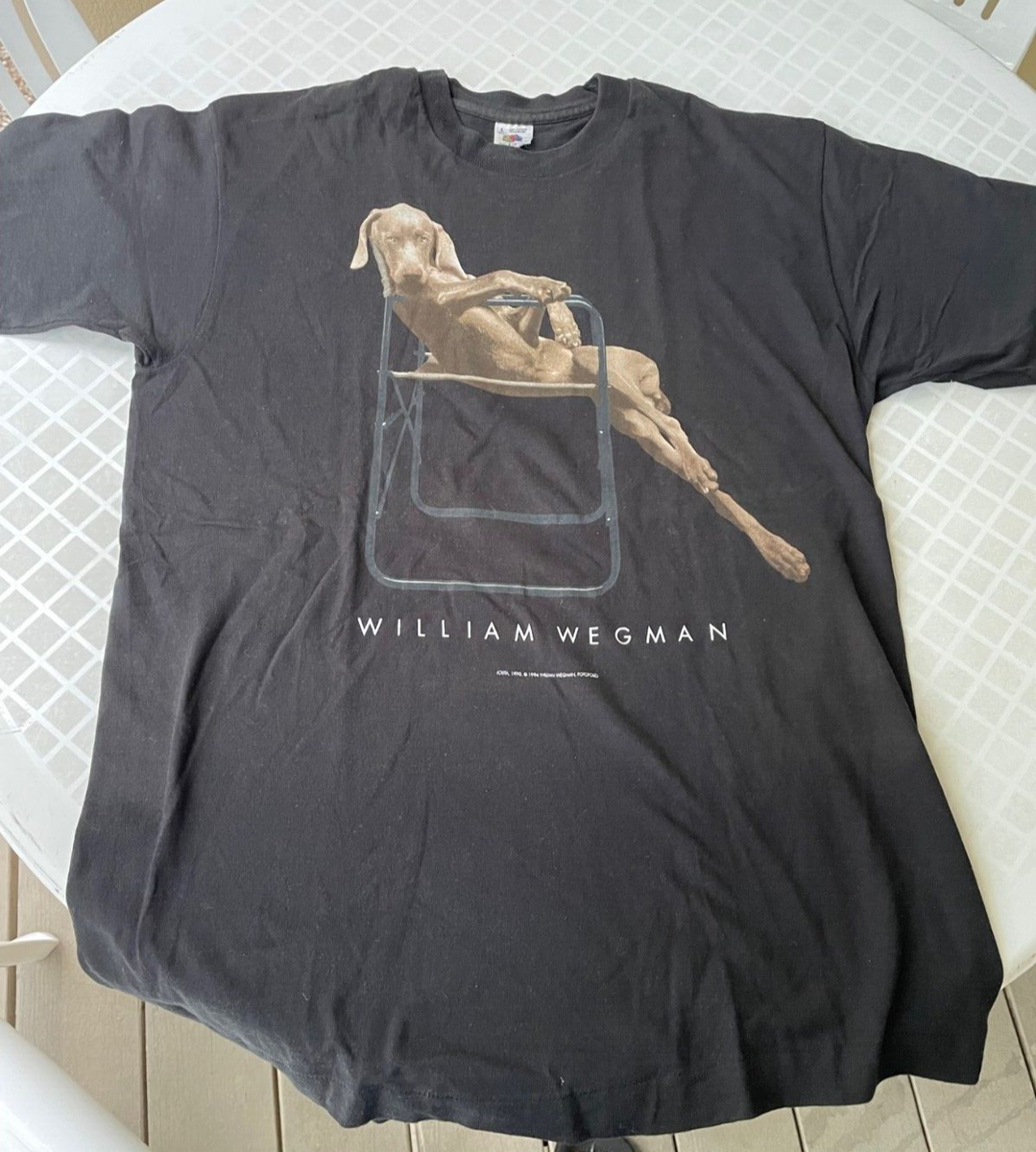 トップス L William Wegman Dog Tee Black L William Wegman Dog Tee Black | WAGENTYPEII