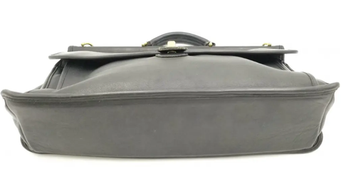 Coach A6C 5266 LARGE Vintage Beekman Black Briefcase/Laptop Bag w/Turnlock - Picture 6 of 11
