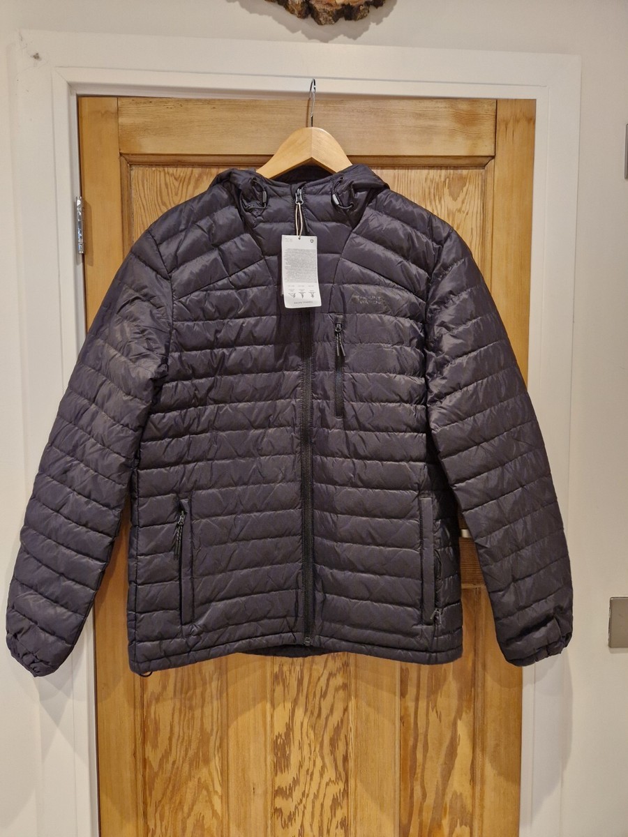 Mountain Warehouse Mens Down Padded Jacket Water Resistant Hooded