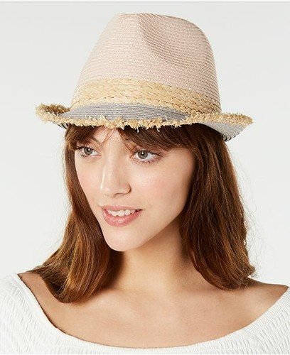 STEVE MADDEN colorblocked fedora women 