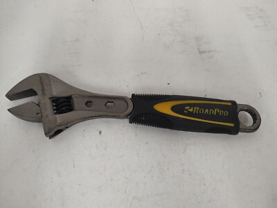 RoadPro RPS2012 10'' Black Nickel Finish Alloy Steel Adjustable Crescent Wrench