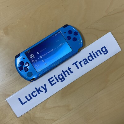 PSP 3000 Sky Blue Marine Blue Box Console Charger [BOX] | eBay