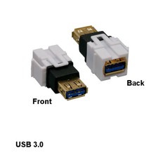 Kentek USB 3.0 A Wall Plate Keystone Insert M...